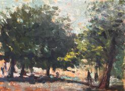 MAURICE MAZEILIE-FRENCH IMPRESSIONIST OIL - Forest Landscape