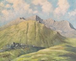 Green Pastures, Welsh Landscape, Original Oil Painting, Signed