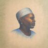 Portrait of African Man Tanzania - Signed Oil Painting circa 1970's