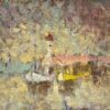 French Impressionist Dotty Glow of Lighthouse and Boats Oil Painting