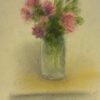 Floral Still Life in Soft Pastels 1930-1970 Impressionist Style