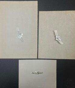 Original Parisian Vintage Jewelry Design Art by Van Cleef & Boucheron Designer