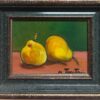 Still Life of Two Pears French Modernist Original 1900-1999 Painting Framed