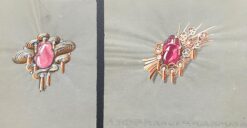 Original Parisian Vintage Jewelry Design Art by Van Cleef & Boucheron Designer
