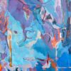 Huge French 1900-1999 Blue & Purple Abstract Expressionist Painting