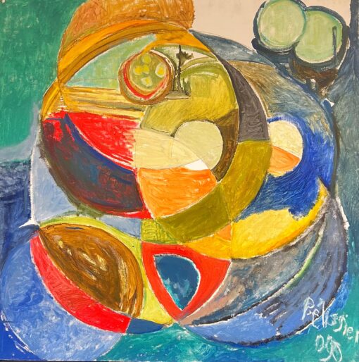 French 1900-1999 Vibrant Geometric Abstraction Bold Colors and Dynamic Shape