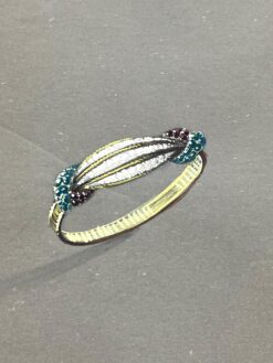 Original Parisian Vintage Jewelry Design Art by Van Cleef & Boucheron Designer