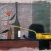 ROGER BONAFE (B.1932) ORIGINAL PAINTING FRENCH MODERNIST STILL LIFE COMPOSITION