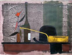 ROGER BONAFE (B.1932) ORIGINAL PAINTING FRENCH MODERNIST STILL LIFE COMPOSITION