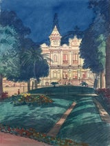 Landscape Drawings and Watercolors