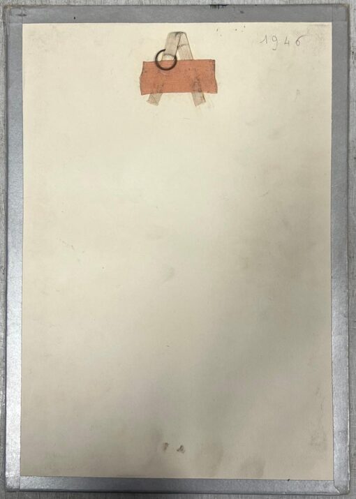 Mid Century French Portrait Seated Woman with Cross Necklace Study - Image 3