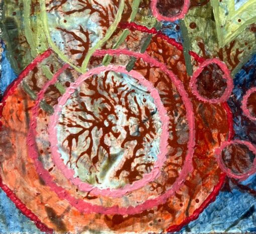 1960's British Surrealist Oil Painting - "Thoughts of a Plant" - Image 3