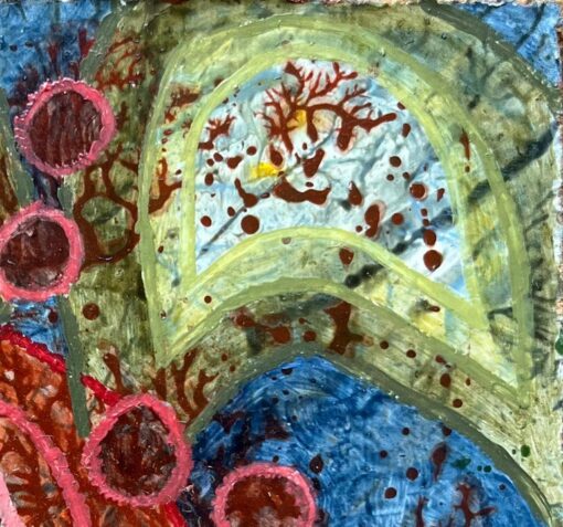 1960's British Surrealist Oil Painting - "Thoughts of a Plant" - Image 5