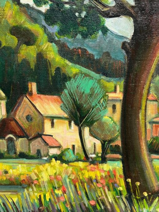 Picturesque Village Church Nestled Amidst Lush Countryside French Landscape - Image 6
