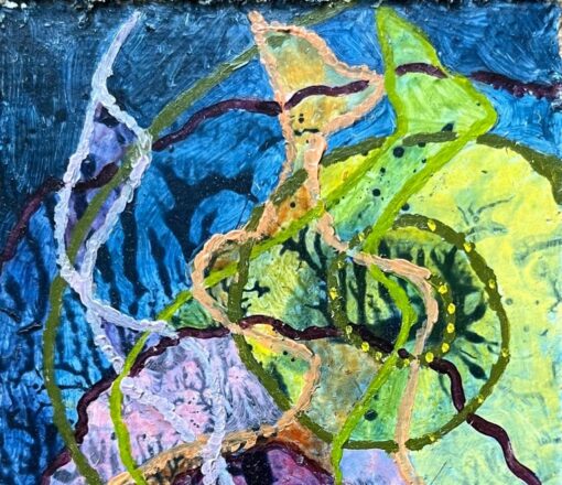 1960's British Surrealist Oil Painting - "Bagatelle" - Image 3