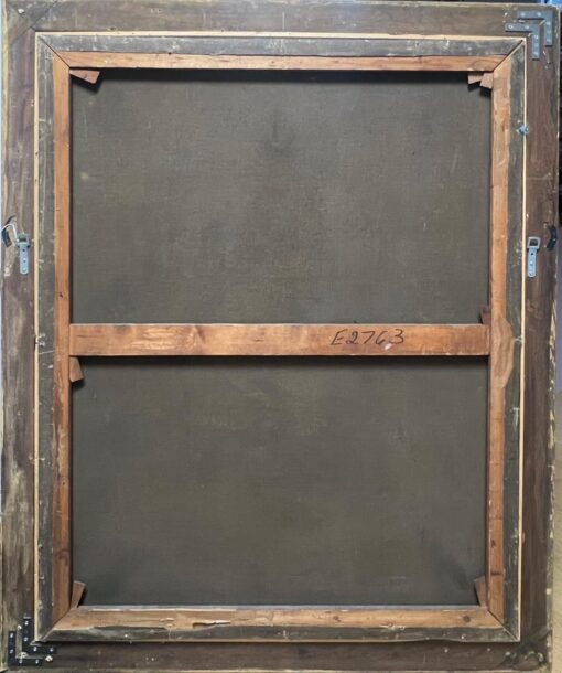 Huge British Mid 20th Century Portrait of a Bank Manager Signed Oil Painting - Image 12