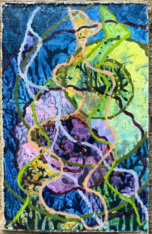 1960's British Surrealist Oil Painting - "Bagatelle" - Image 6