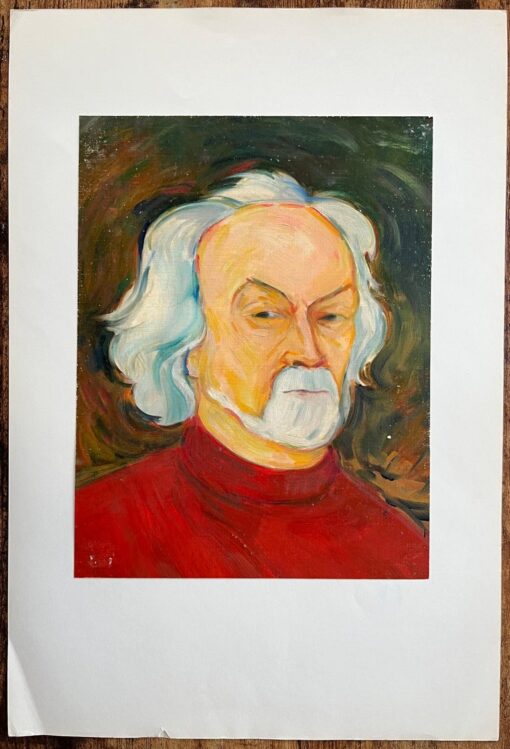Portrait of a Gentleman in Red - Expressive Contemporary Oil Painting - Image 2