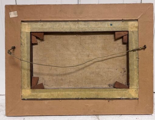 Victorian English Signed Oil Painting 1870's Rural Country Landscape Gilt Framed - Image 10