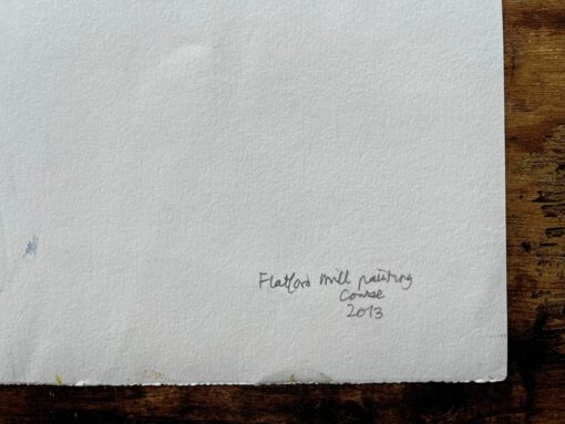 Flatford Mill Painting Course Group of Artists by British Painter John Steane - Image 9