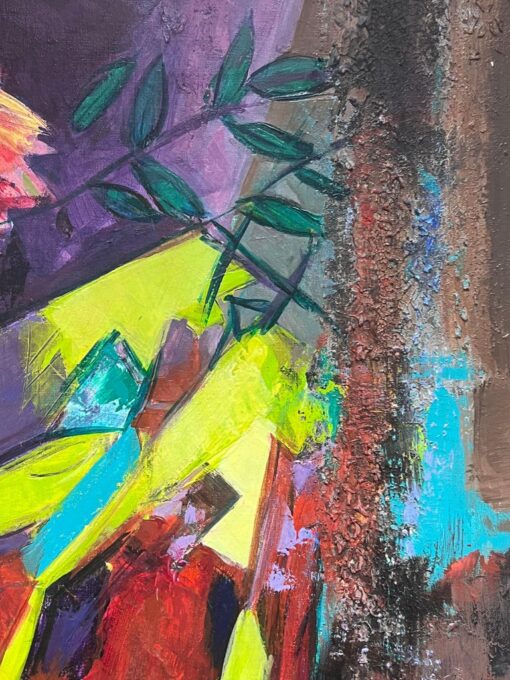 Huge Contemporary French Expressionist Abstract Modernist Still Life Painting - Image 8