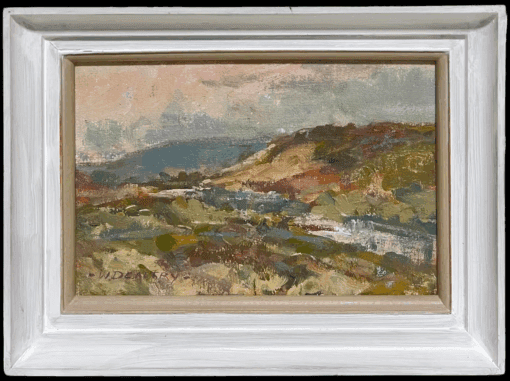 The Waters of Leith Scottish Impressionist Signed Oil Painting 20th Century