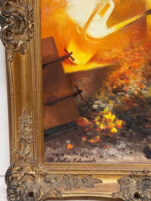 The Blacksmiths Forge Traditional English Rural Life Portrait Oil Painting - Image 7