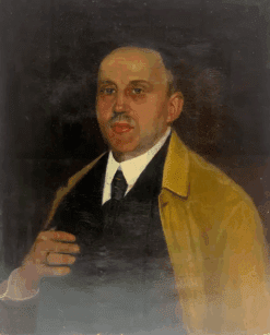 19th Century French Signed Oil Painting Portrait of Distinguished Gentleman