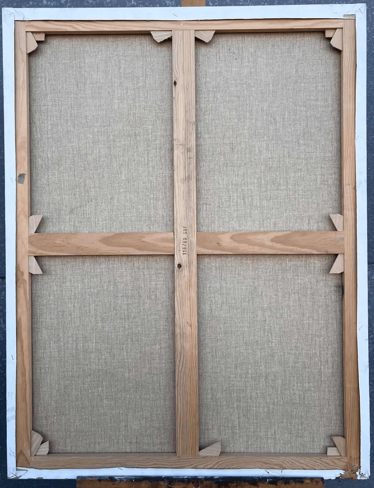 Huge French Contemporary Modernist Abstract Oil Painting Urban Jungle - Image 9