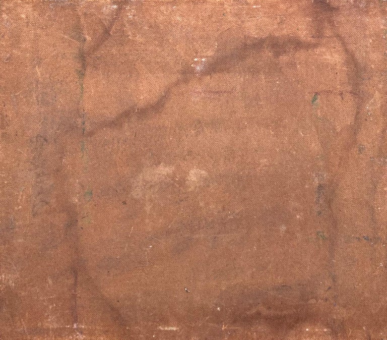 Nude Female Study Posed On The Grass Mid Century French Painting - Image 6