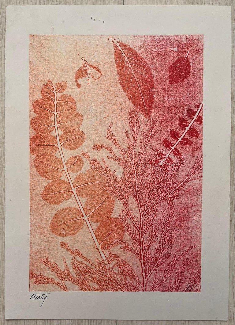 Autumnal Color Acrylic Painting Contemporary British Autumn Leaves - Image 2