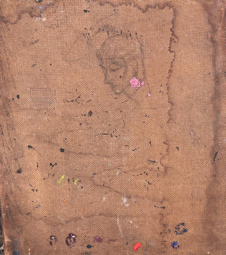 Nude Portrait of A Female with Black Hair and Bold Features French Painting - Image 8