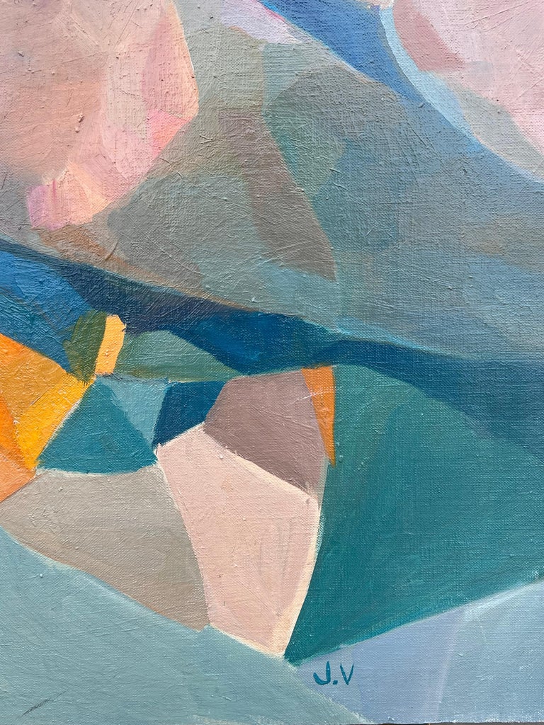 Huge French Contemporary Modernist Abstract Oil Painting Figurative Nude Woman - Image 5