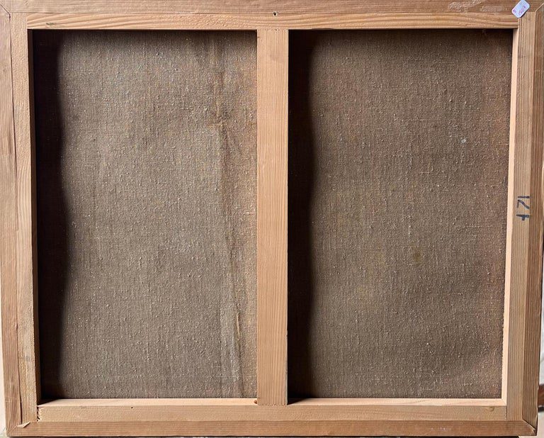 1930's French Post Impressionist Signed Portrait Lady Artists Studio Interior - Image 9