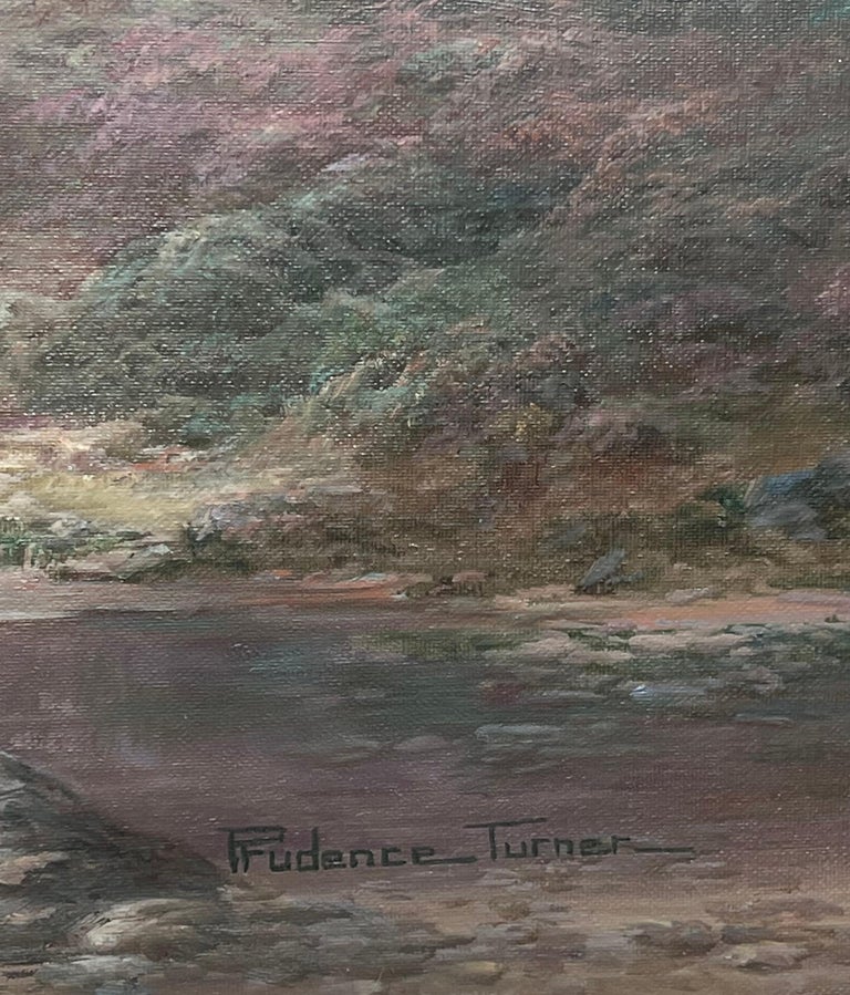 Huge Scottish Oil Painting Stags in Mountainous Autumn Landscape Signed Framed - Image 3