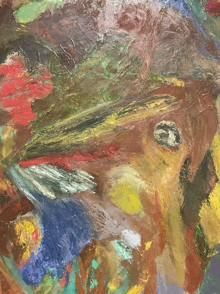Isaiah Gerard Calleja 1980s British Abstract Expressionist Oil Painting - Image 4