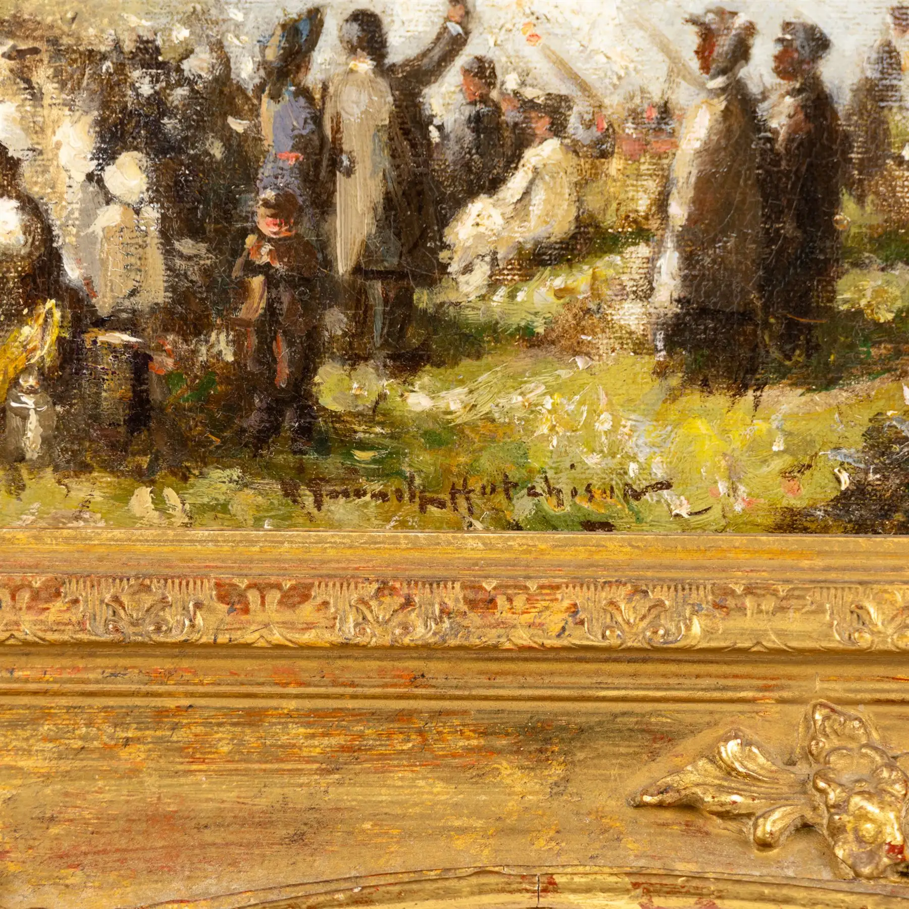 Very Rare & Important Scottish Historical Oil Painting Royal Review Edinburgh - Image 3